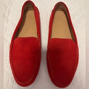 M.Gemi red driving moccasins